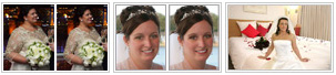 Wedding photo retouching to enhance pictures